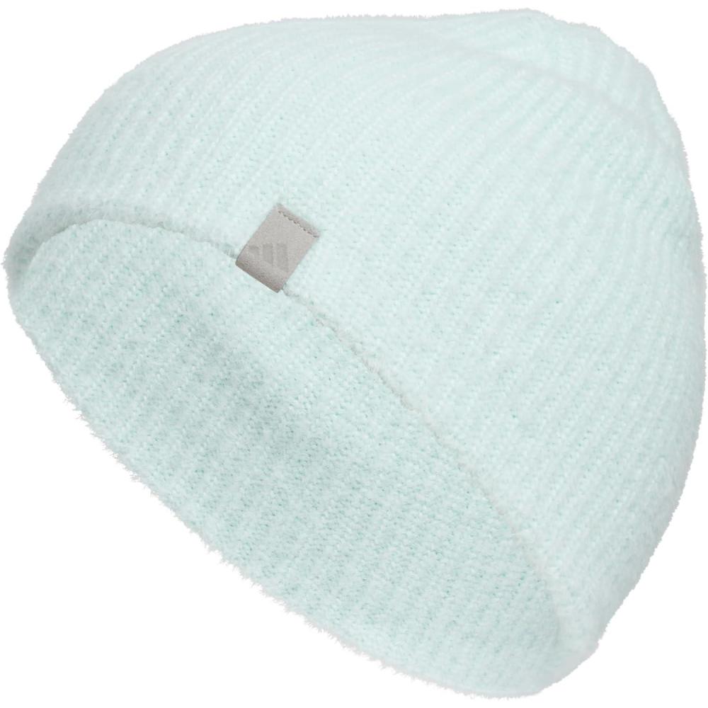 imageAdidas Womens Beanie Lifestyle Standard Fit Winter Knit HatHalo Mint GreenMgh Solid Grey
