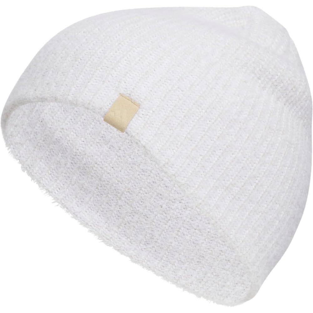 imageAdidas Womens Beanie Lifestyle Standard Fit Winter Knit HatWhiteWonder Alumina GreyHemp Beige