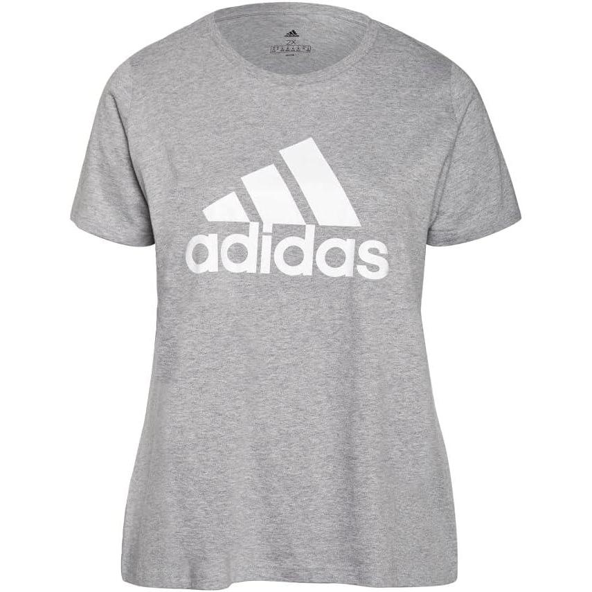 imageAdidas Womens Essentials Logo TeeMedium Grey Heather White