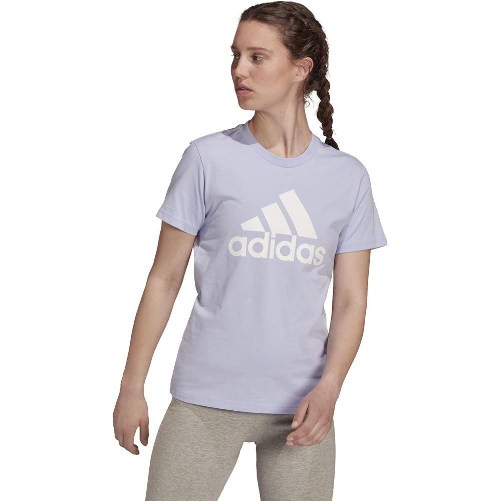 imageAdidas Womens Essentials Logo TeeViolet ToneWhite