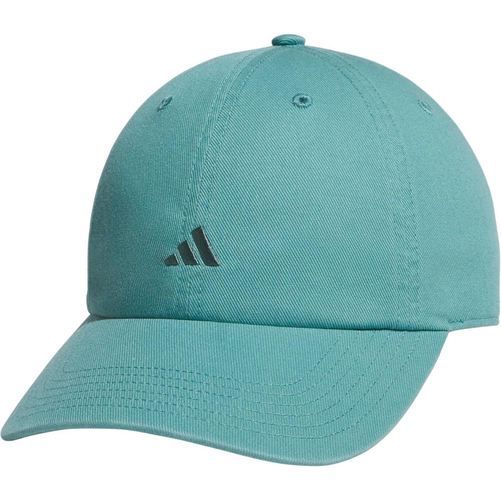 imageAdidas Womens Saturday Baseball Cap Adjustable Cotton Hat Athletic Relaxed FitPowder Teal GreenPreloved Teal Green