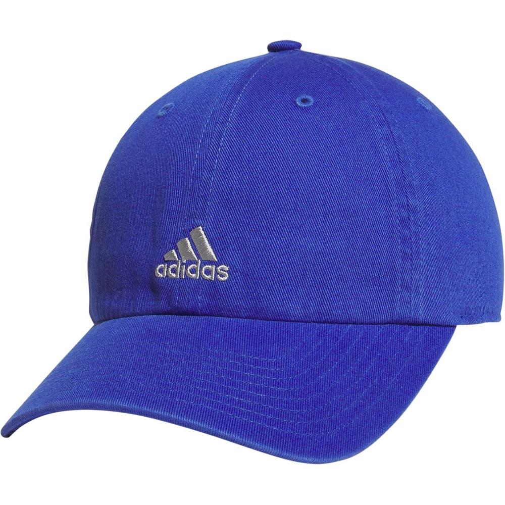 imageAdidas Womens Saturday Baseball Cap Adjustable Cotton Hat Athletic Relaxed FitSemi Lucid BlueGrey Two20