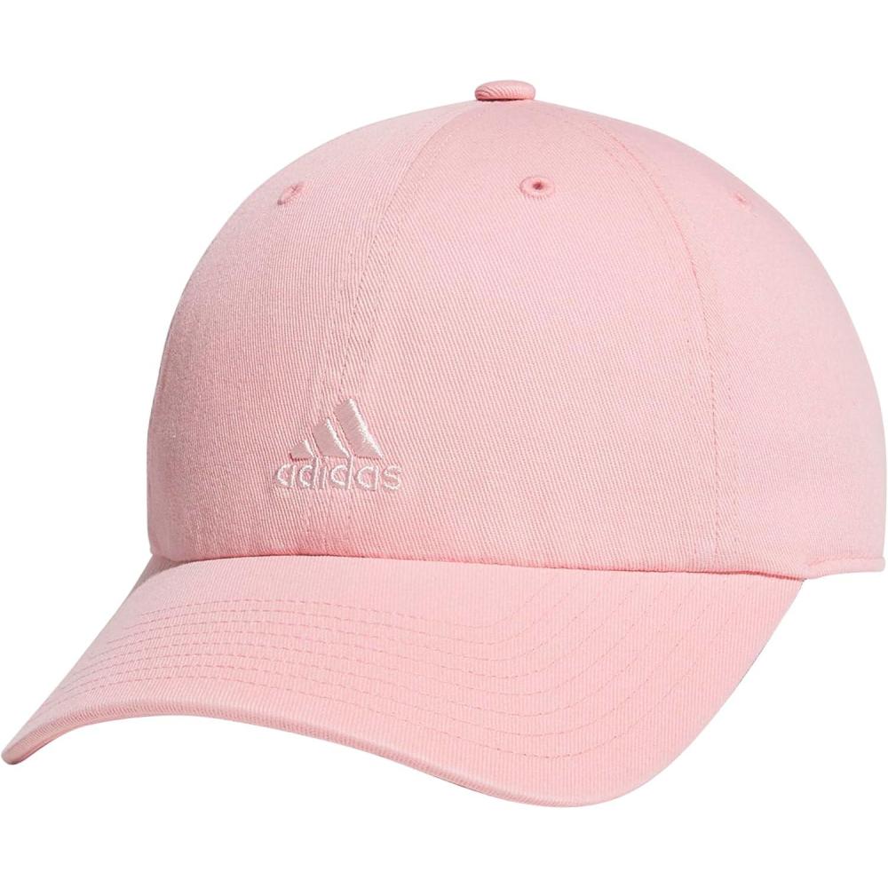 imageAdidas Womens Saturday Baseball Cap Adjustable Cotton Hat Athletic Relaxed FitSemi Pink SparkSandy Pink20