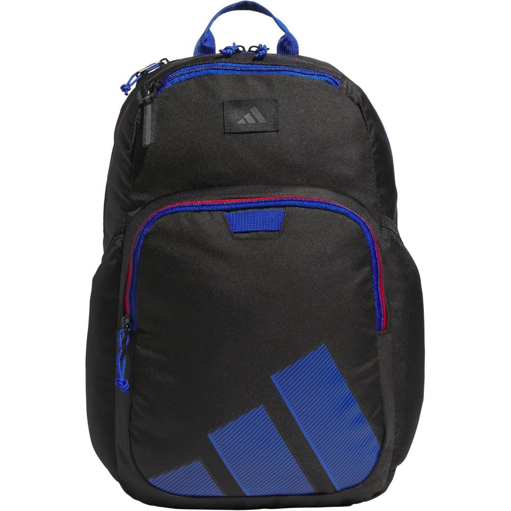 imageMidway Small Backpack for women and men durable laptop bagBlackBetter ScarletTeam Royal Blue
