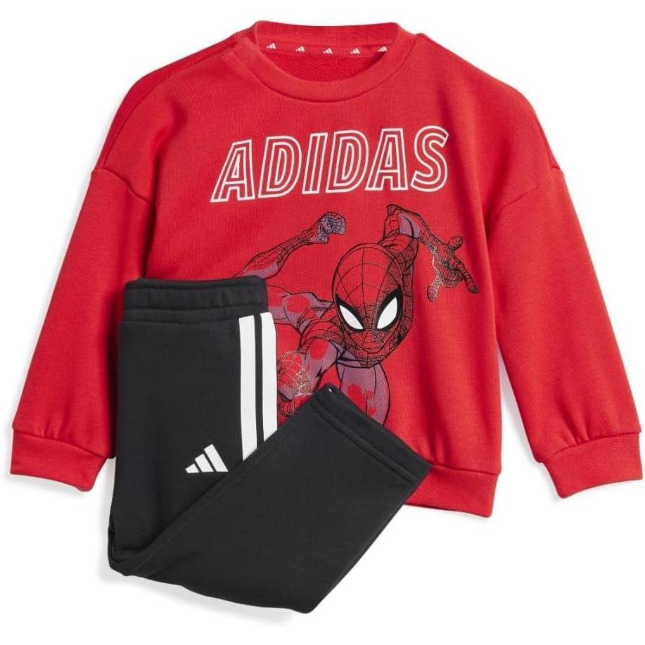 imageadidas Baby Marvel SpiderMan Jogger SetPure RubyWhite