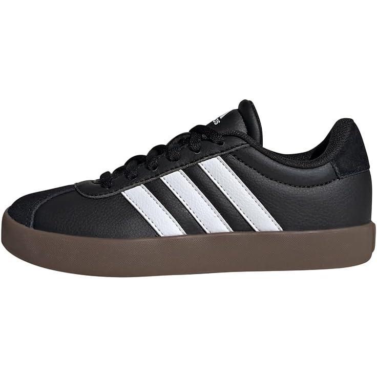imageadidas Kids Vl Court 30 Skateboarding ShoesCore Black Cloud White Gum