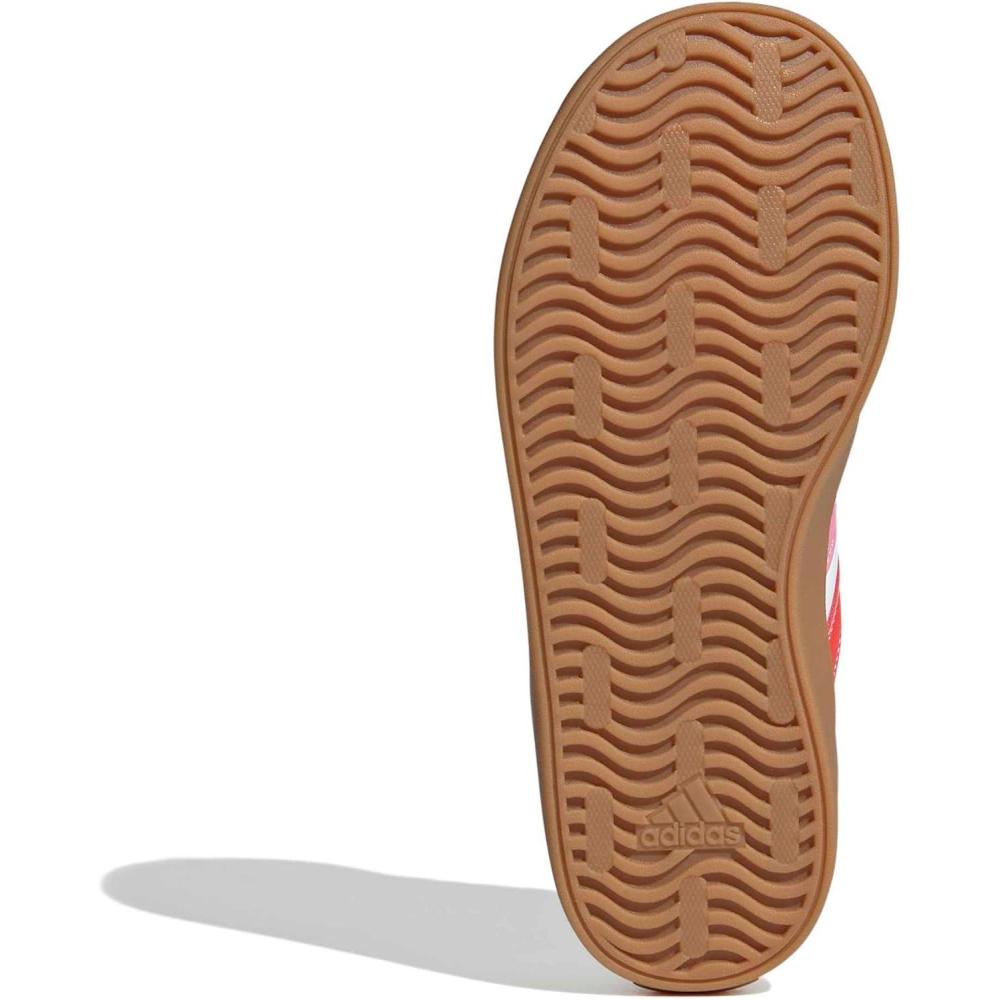 imageadidas Kids Vl Court 30 Skateboarding ShoesFtwr White Bright Red Bliss Pink