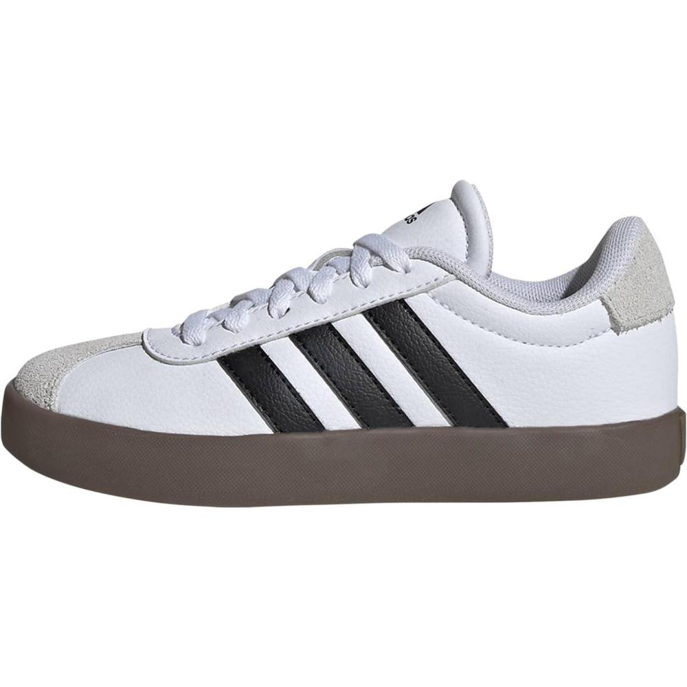 imageadidas Kids Vl Court 30 Skateboarding ShoesWhite