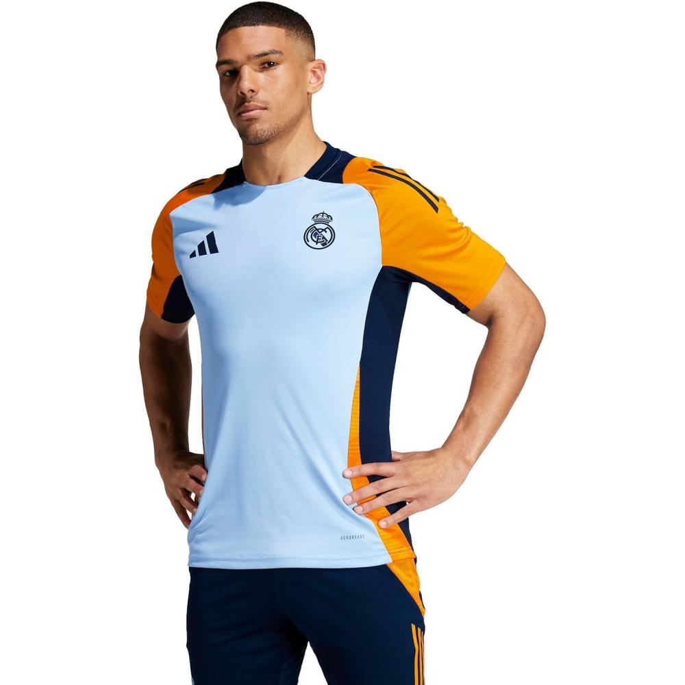imageadidas Mens Champions League Team Soccer JerseyReal Madrid Blue