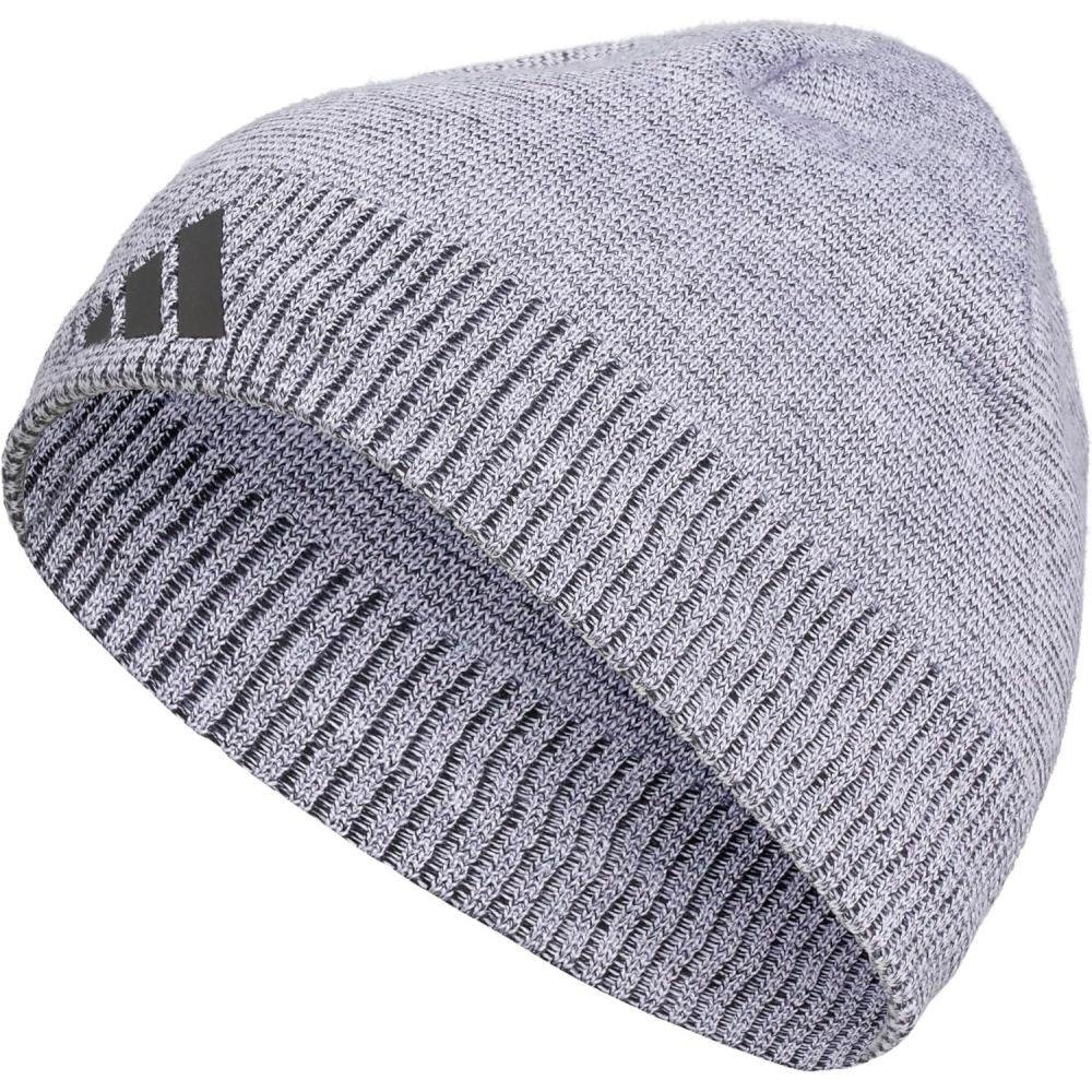 imageadidas Mens Creator Beanie Standard Fit Knit Winter Skull CapWhiteBlack