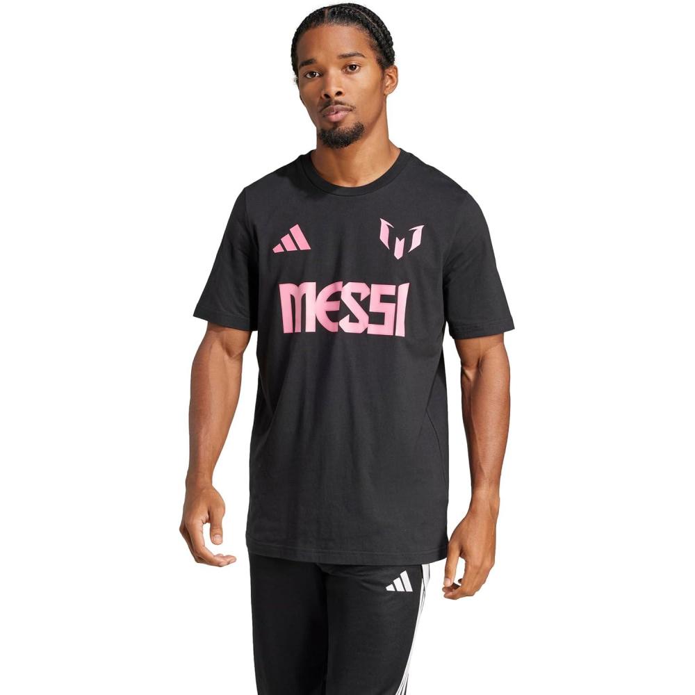 imageadidas Mens Messi TShirtBlack