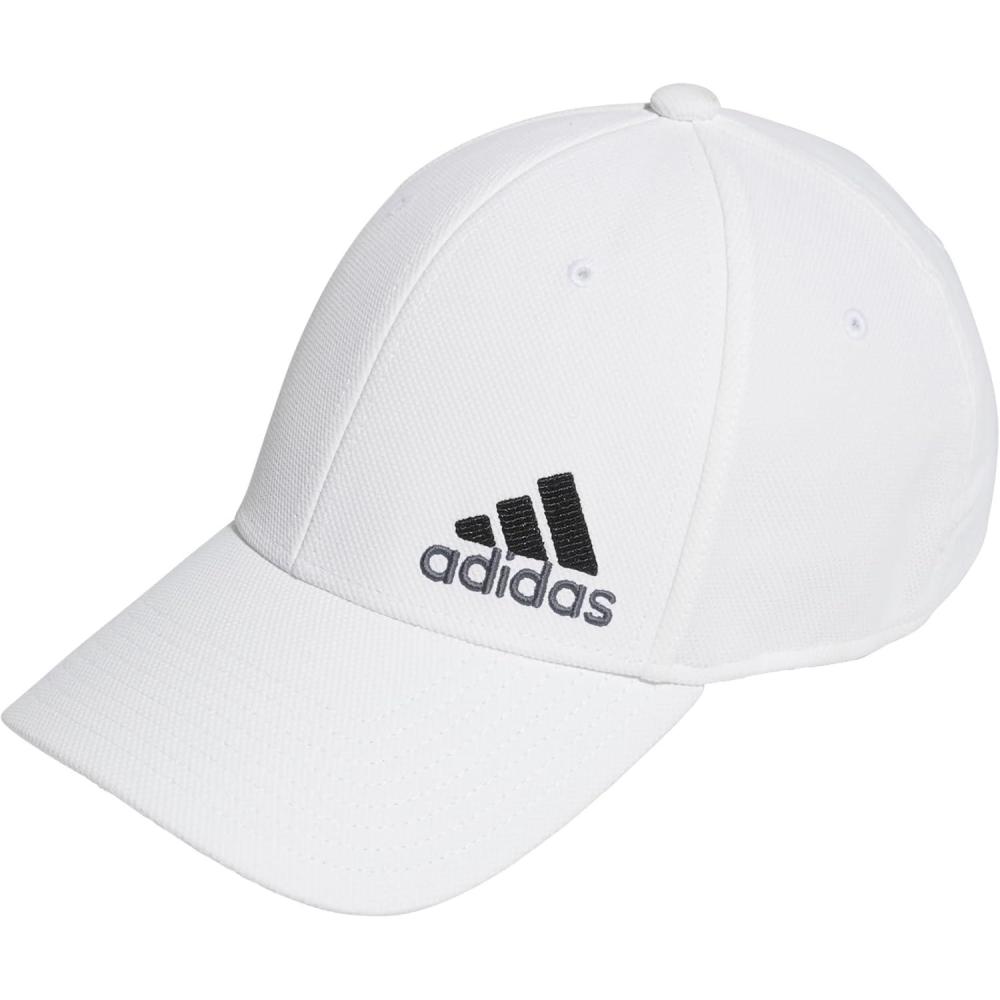 imageadidas Mens Release 3 Structured Stretch Fit CapWhiteOnix GreyBlack