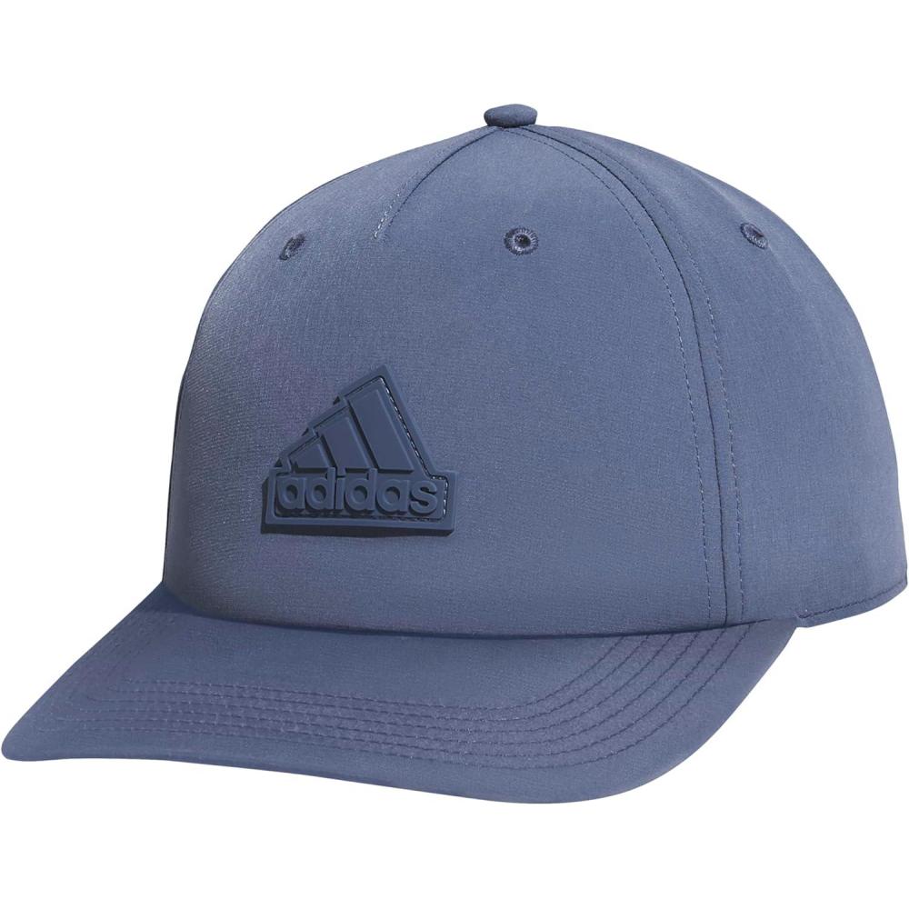 imageadidas Mens Sport 5Panel High Crown Structured Snapback Adjustable Fit CapPreloved Ink BlueGrey