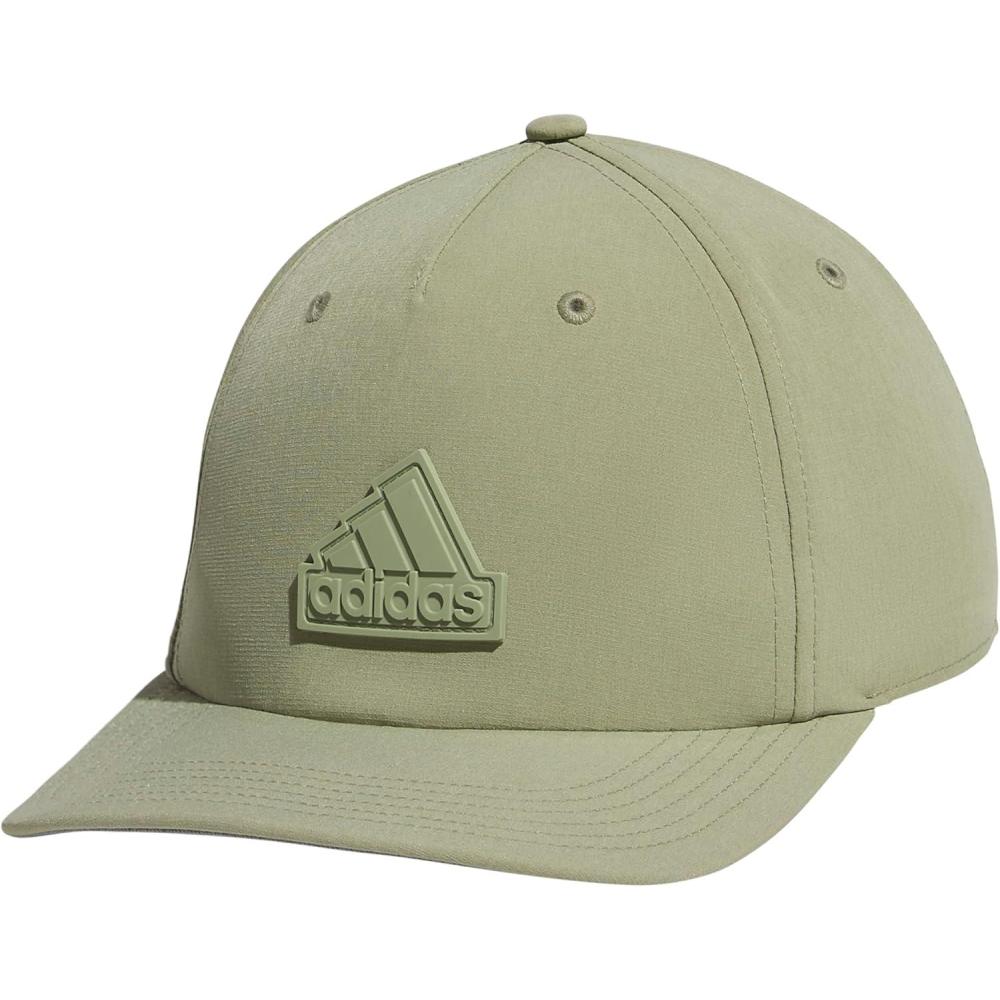 imageadidas Mens Sport 5Panel High Crown Structured Snapback Adjustable Fit CapTent Green