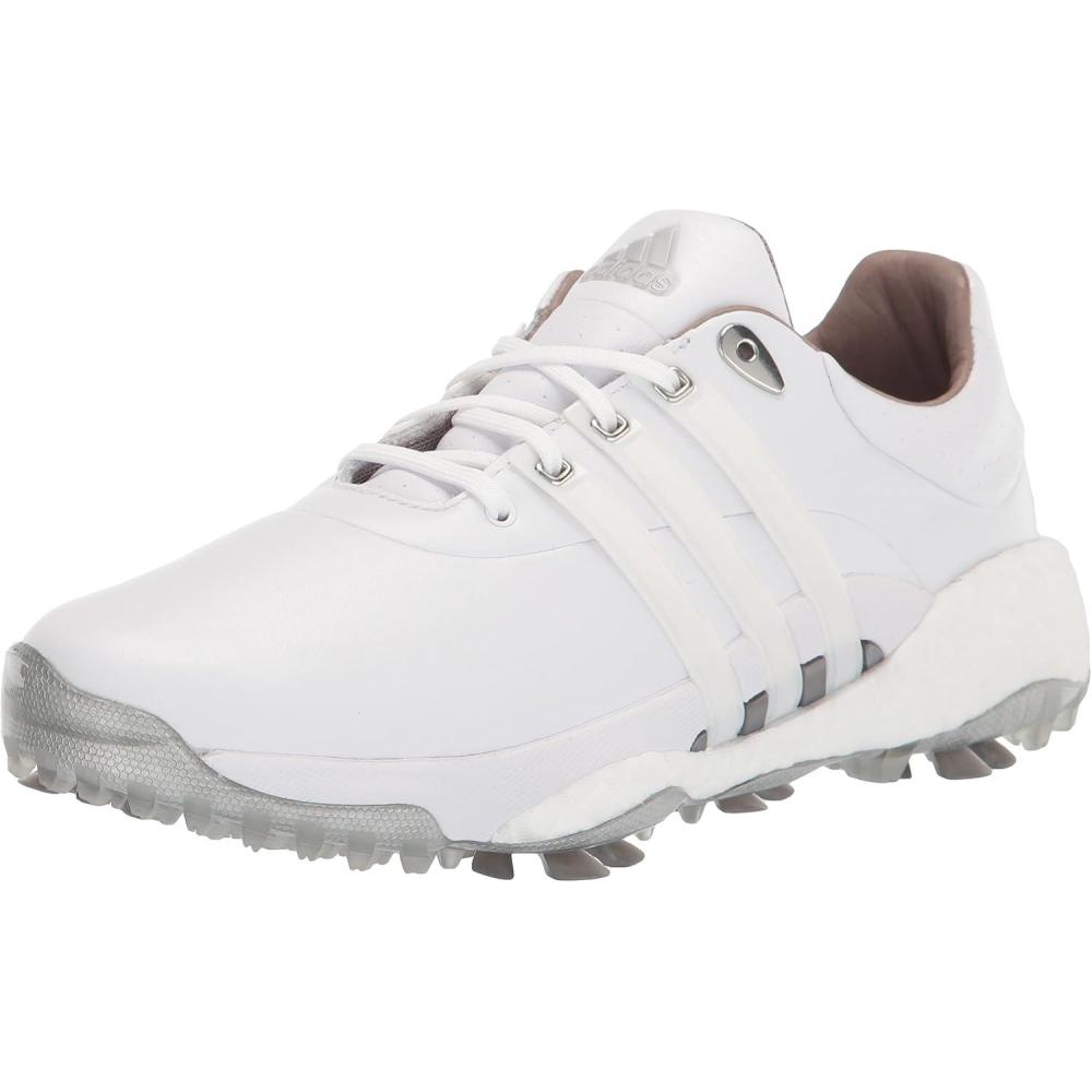 imageadidas Mens Tour360 22 Golf Shoes Footwear WhiteFootwear WhiteSilver Metallic 11