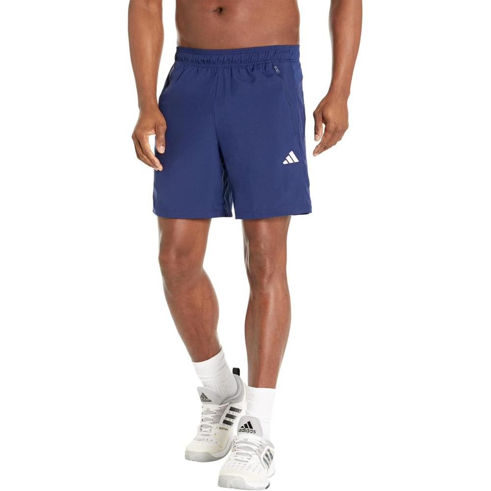 imageadidas Mens Train Essentials Woven ShortsDark BlueWhite