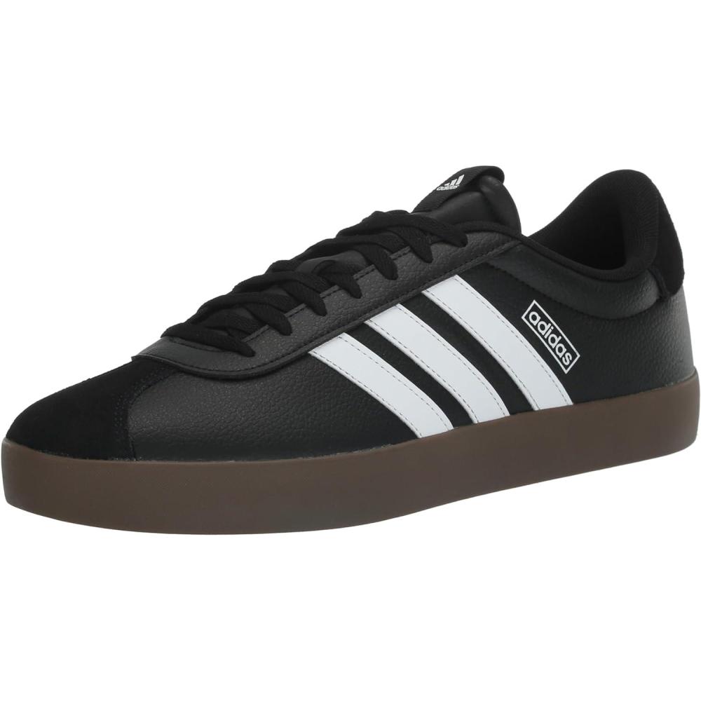 imageadidas Mens VL Court 30 ShoeBlackWhiteGum
