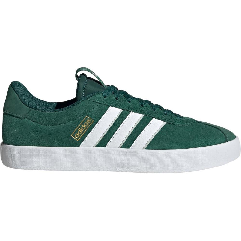 imageadidas Mens VL Court 30 ShoeCollegiate GreenWhiteWonder Silver