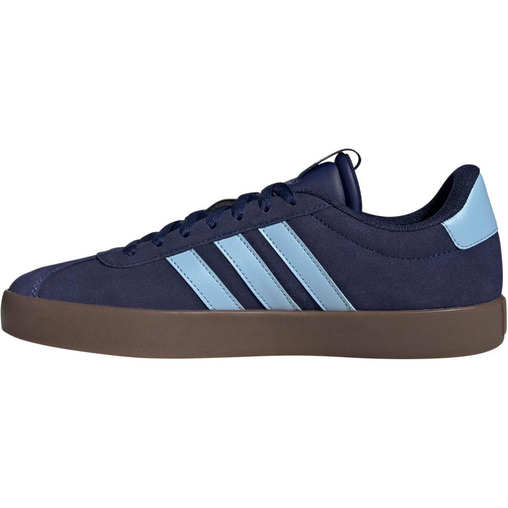 imageadidas Mens VL Court 30 ShoeDark BlueClear SkyGold Metallic