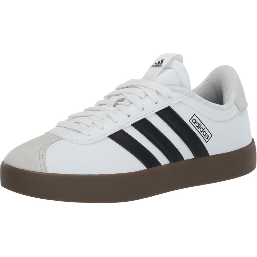 imageadidas Mens VL Court 30 ShoeWhiteBlackGrey