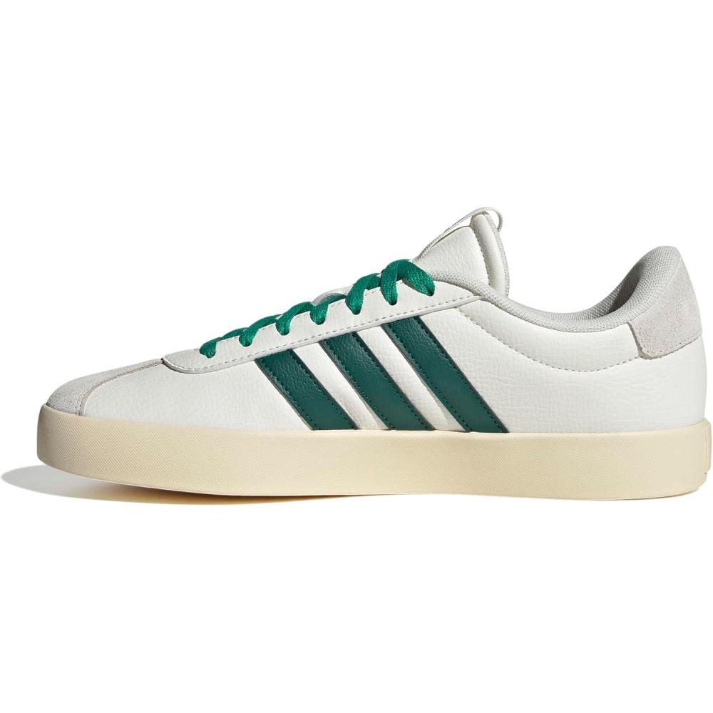imageadidas Mens VL Court 30 ShoeWhiteCollegiate GreenCourt Green
