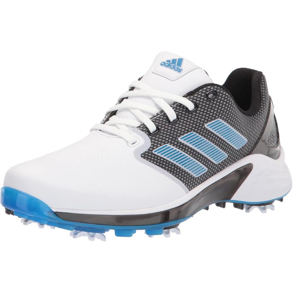 imageadidas Mens Zg21 Recycled Polyester Golf ShoesFootwear WhiteBlue RushCore Black