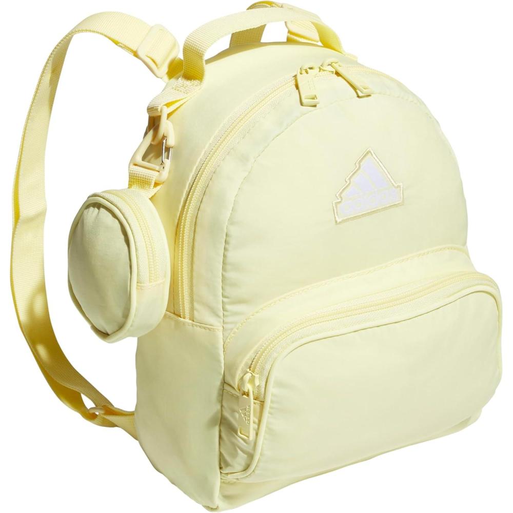 imageadidas Mini Backpack for Women Small Bag for Travel Gym Festival ampamp More BlackWhite One SizeAlmost Yellow