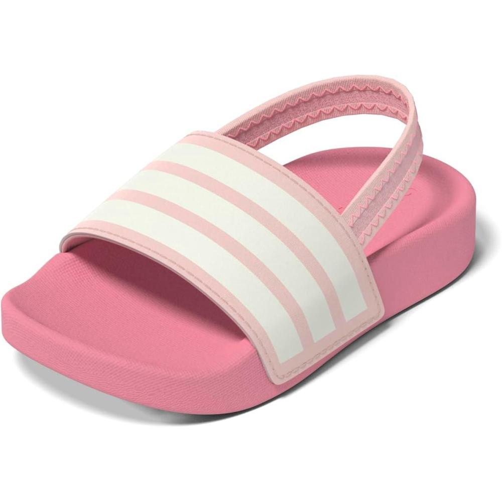 imageadidas Originals Kids Adilette Estrap SandalClear PinkWhiteBliss Pink