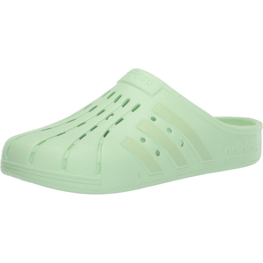 imageadidas Unisex Adult Adilette ClogsSemi Green SparkSemi Green SparkSemi Green Spark