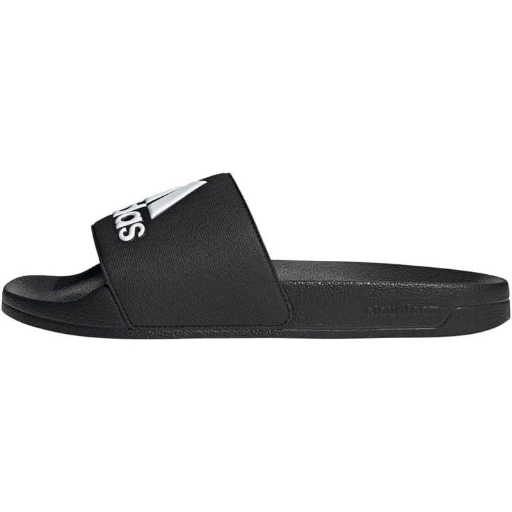 imageadidas Unisex Adult Adilette Shower Slip On SlidesBlack