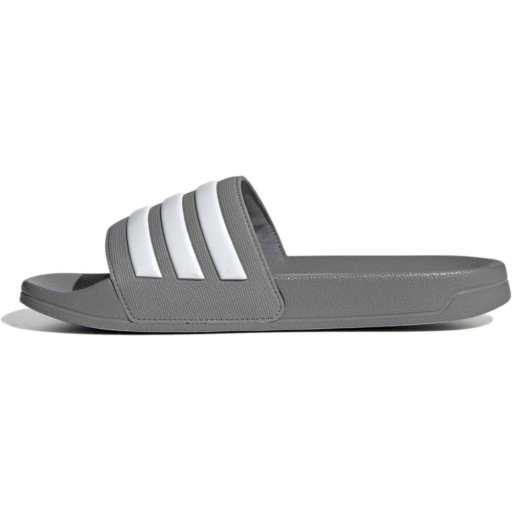 imageadidas Unisex Adult Adilette Shower Slip On SlidesGrey Three Ftwr White Grey Three