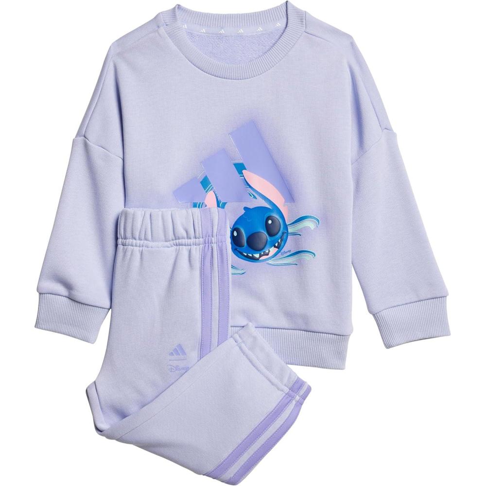 imageadidas Unisex Baby Disney Lilo and Stitch Jogger SetViolet ToneLight Purple