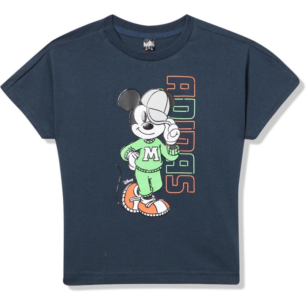 imageadidas Unisex Baby Disney Mickey Mouse TShirtAurora InkImpact Orange