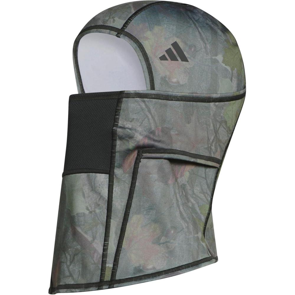 imageadidas UnisexAdult Alphaskin Balaclava Ski Mask Athletic Face Cover ShiestyTree Camo AluminaGrey Six