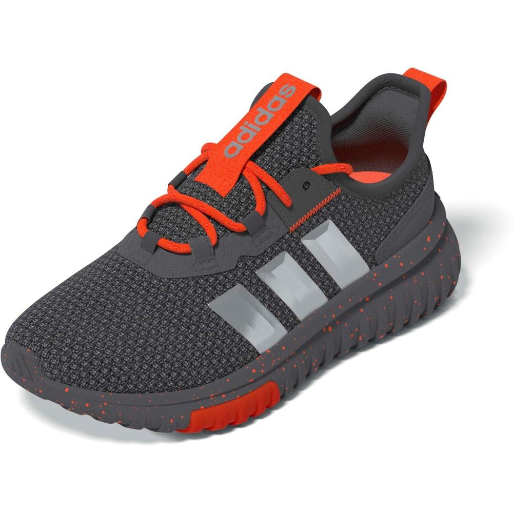imageadidas UnisexChild Kaptir 40GreyMatte SilverImpact Orange