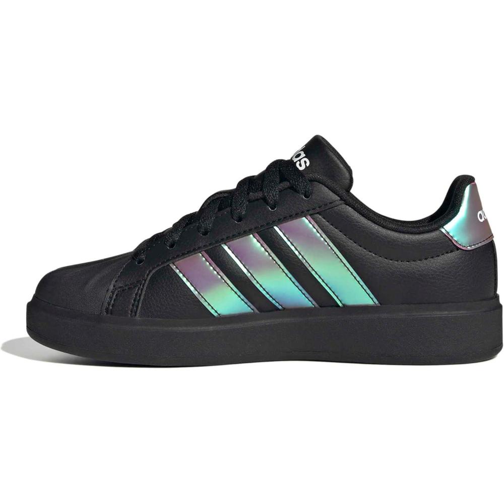 imageadidas UnisexChild StreettalkBlackIridescentWhite