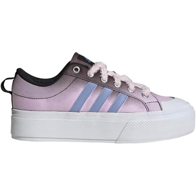 imageadidas Womens Bravada 20 Platform SneakerBlackBlue Spark MetClear Pink