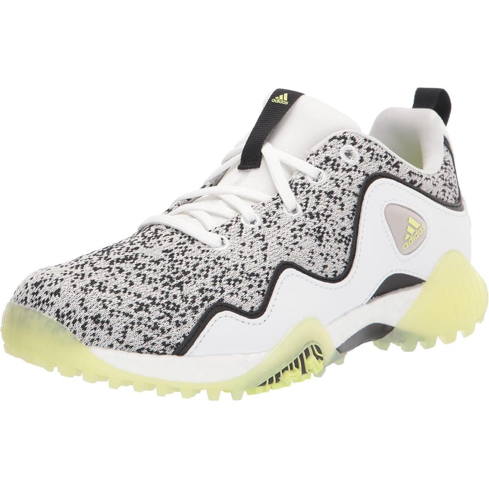 imageadidas Womens Codechaos 21 Primeblue Spikeless Golf ShoeGrey OneCore BlackPulse Lime