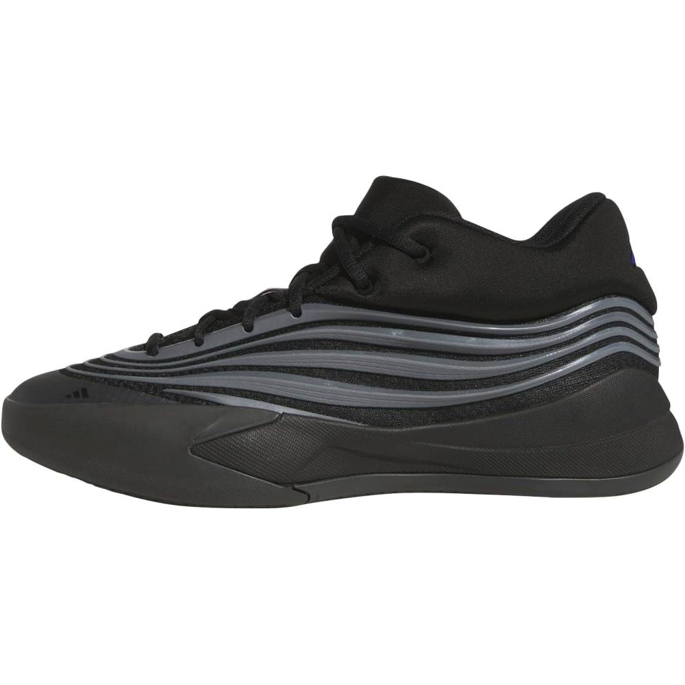 imageadidas Womens Dame X Basketball ShoesBlackIron MetallicLucid Blue