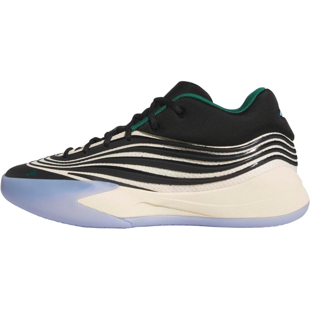 imageadidas Womens Dame X Basketball ShoesBlackWarm VanillaBlue Burst