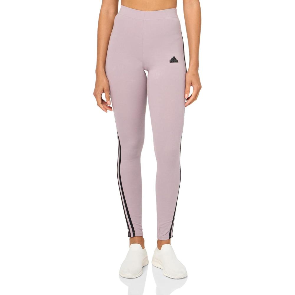 imageadidas Womens Future Icon Three Stripes LeggingsPreloved Fig