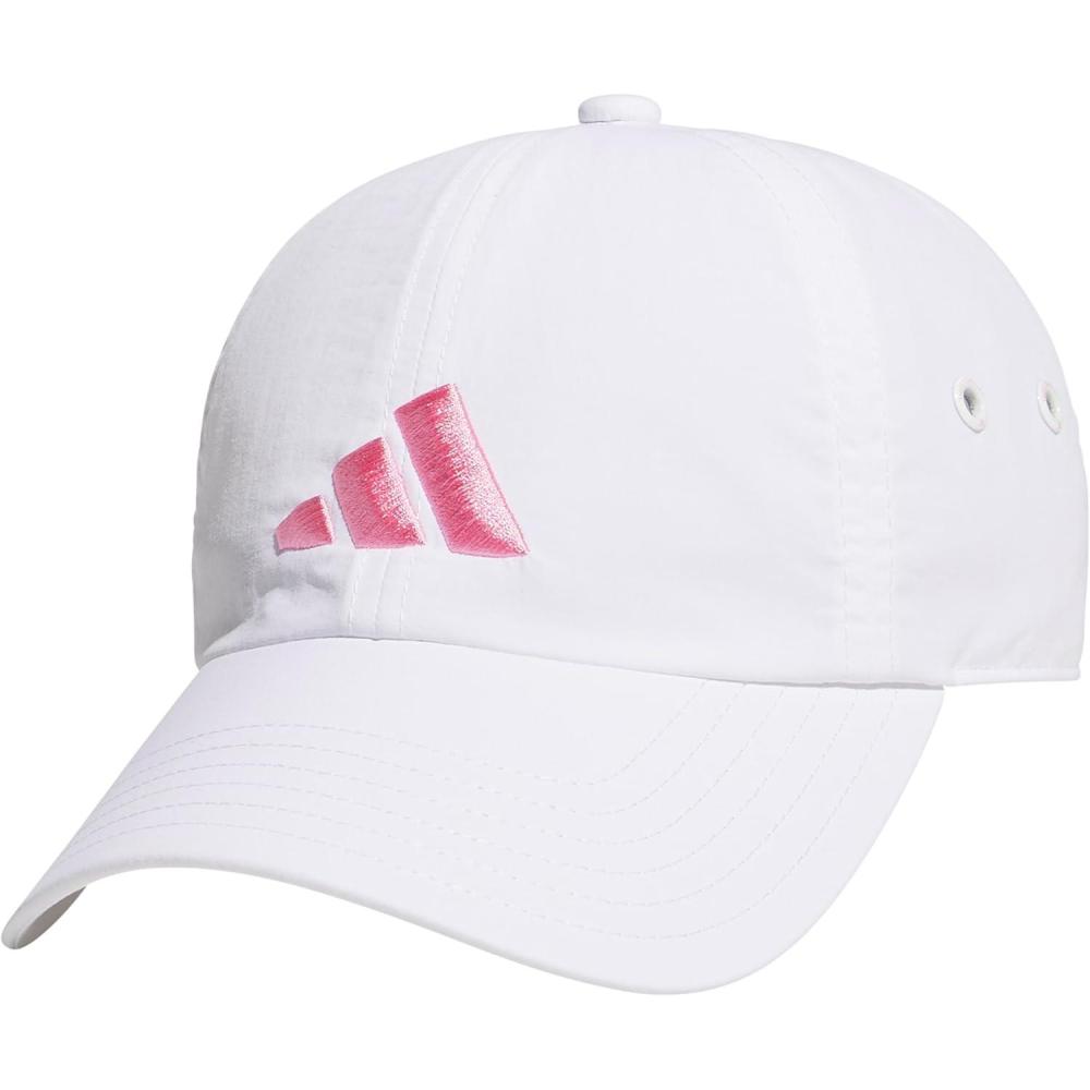 imageadidas Womens Influencer 3 Relaxed Strapback Adjustable Fit HatWhiteBliss Pink