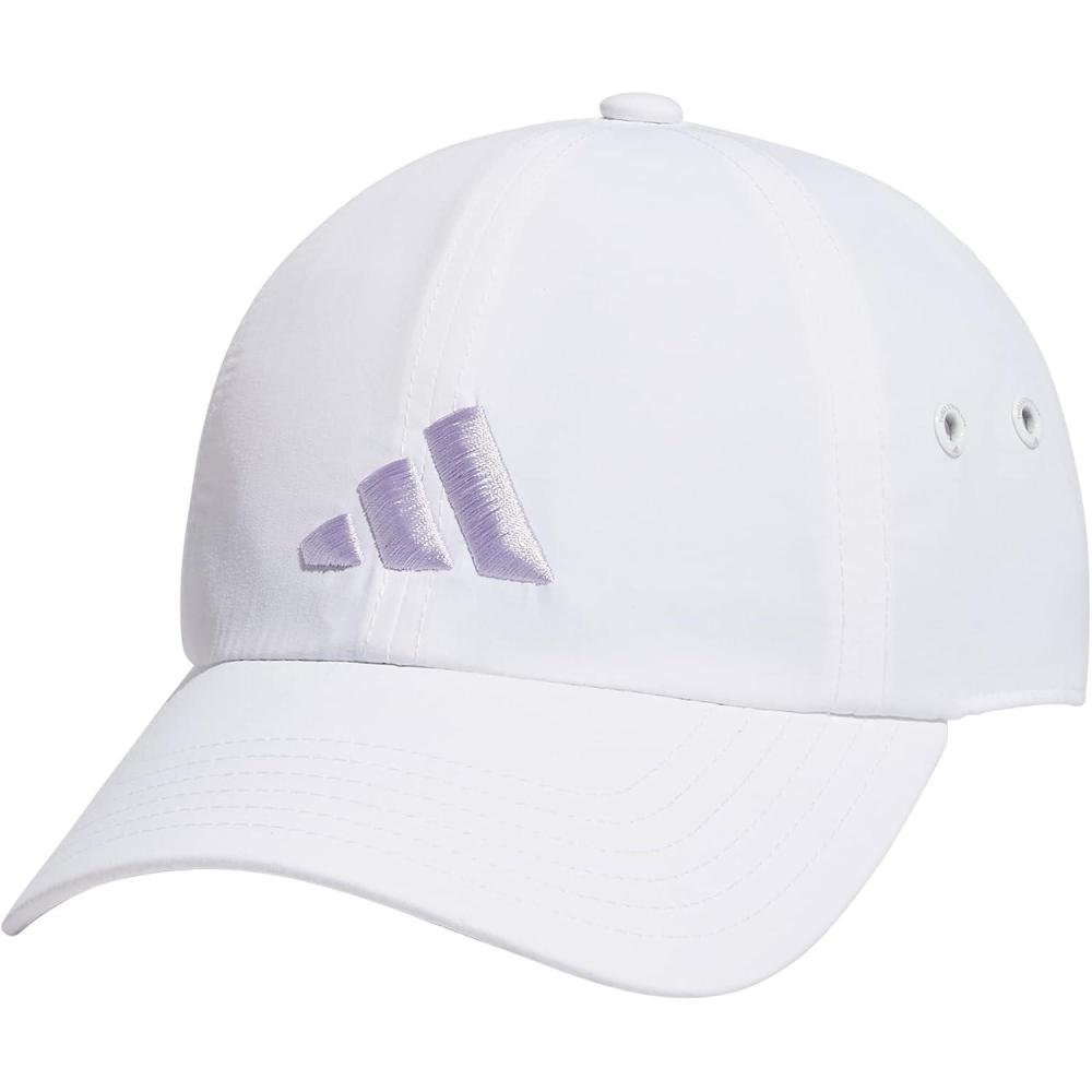 imageadidas Womens Influencer 3 Relaxed Strapback Adjustable Fit HatWhiteSilver Dawn Grey