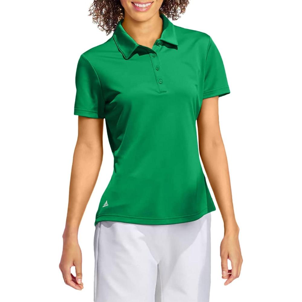 imageadidas Womens Performance Primegreen Golf Polo ShirtGreen