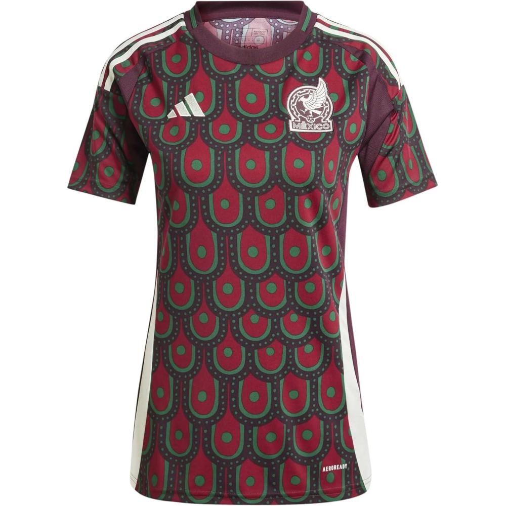 imageadidas Womens Standard Mexico 2024 Home Fan JerseyMulticolor 2024