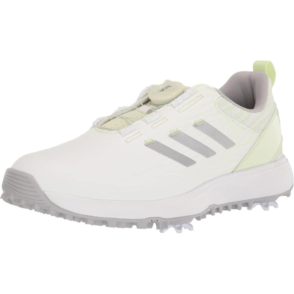 imageadidas Womens Tour 360 22 Golf ShoesAlmost LimeSilver MetallicFootwear White