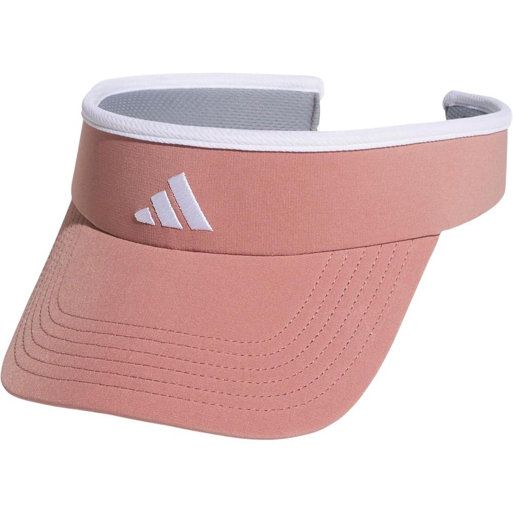 imageadidas Womens Visor Match Athletic Clipon Sun Hat for Sport ampamp TrainingWarm Clay PinkWhite20