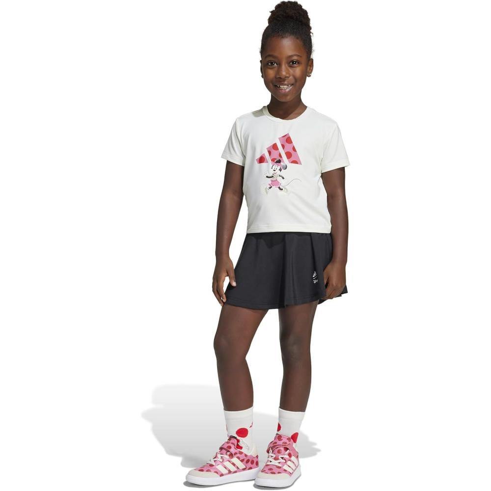 imageadidas girls Disney Tshirt SetMinnie MouseOff WhitePink FusionPure Ruby