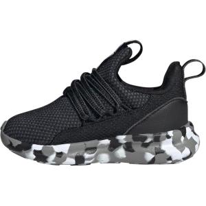 Adidas Unisex-Child Lite Racer Adapt 7.0 Sneaker(Black/Black/Camo Grey)
