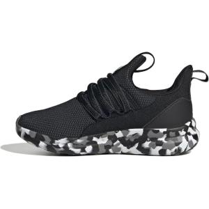 Adidas Unisex-Child Lite Racer Adapt 7.0 Sneaker(Black/Black/Grey)